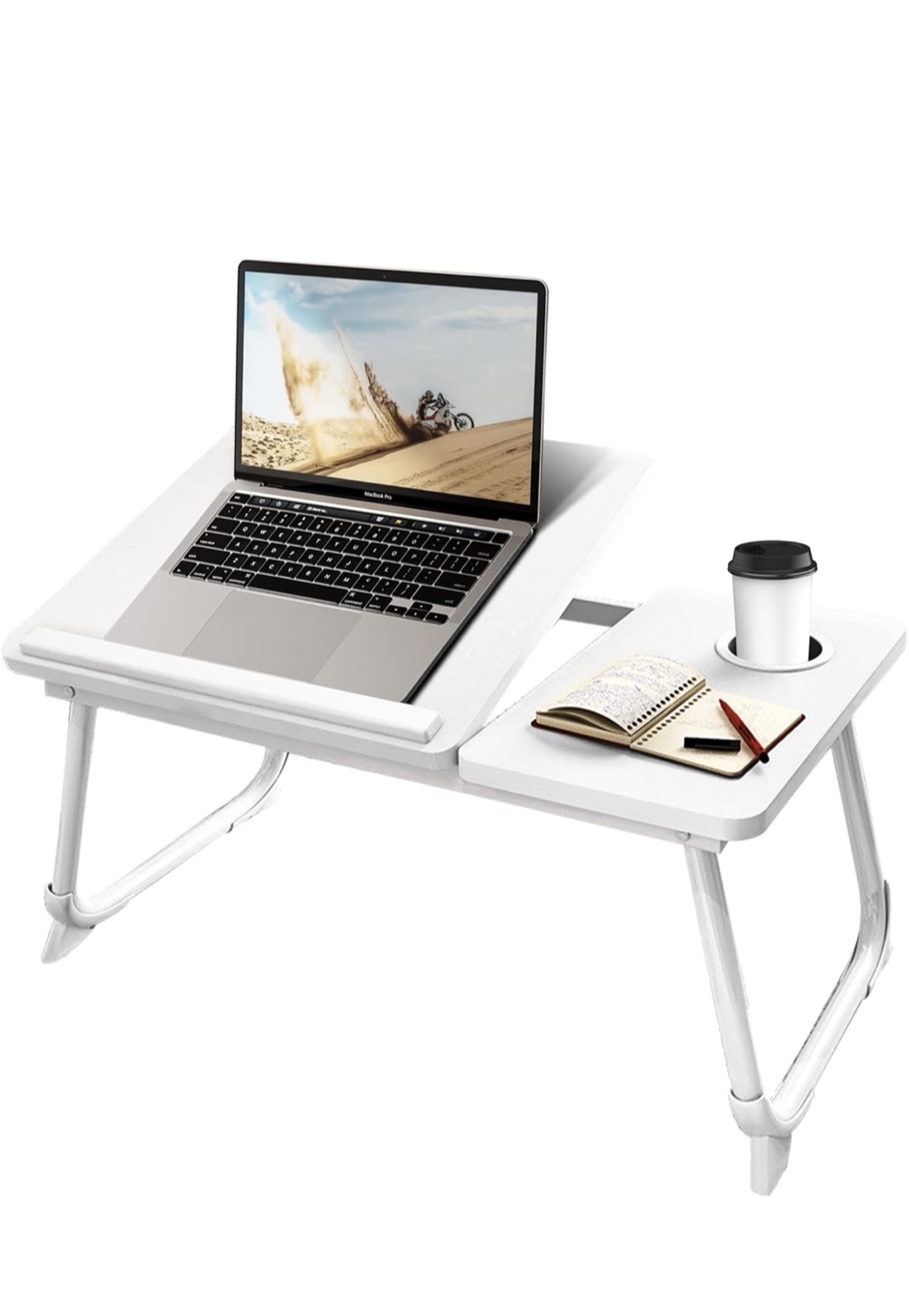 Almost new! Adjustable Folding Bed Desk