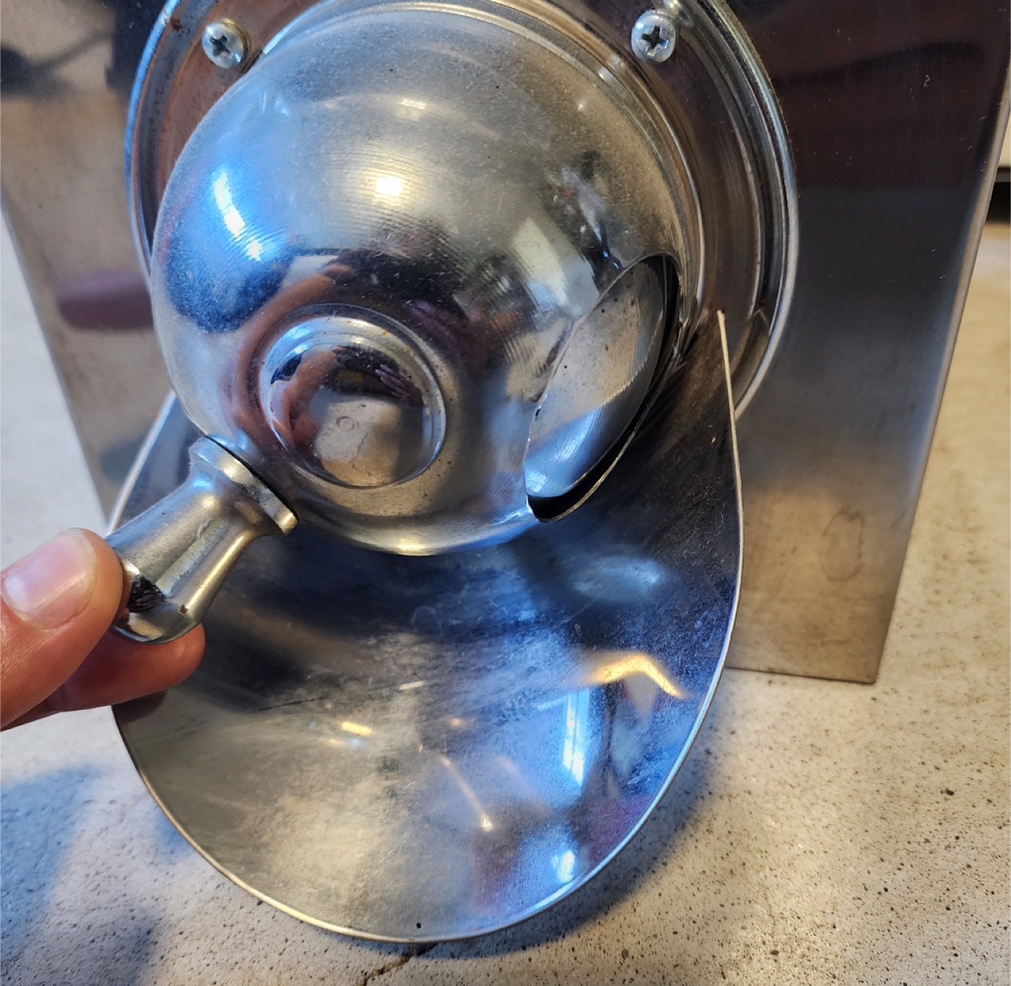 Vintage Stainless Steel Dry Food Dispenser - photo 3