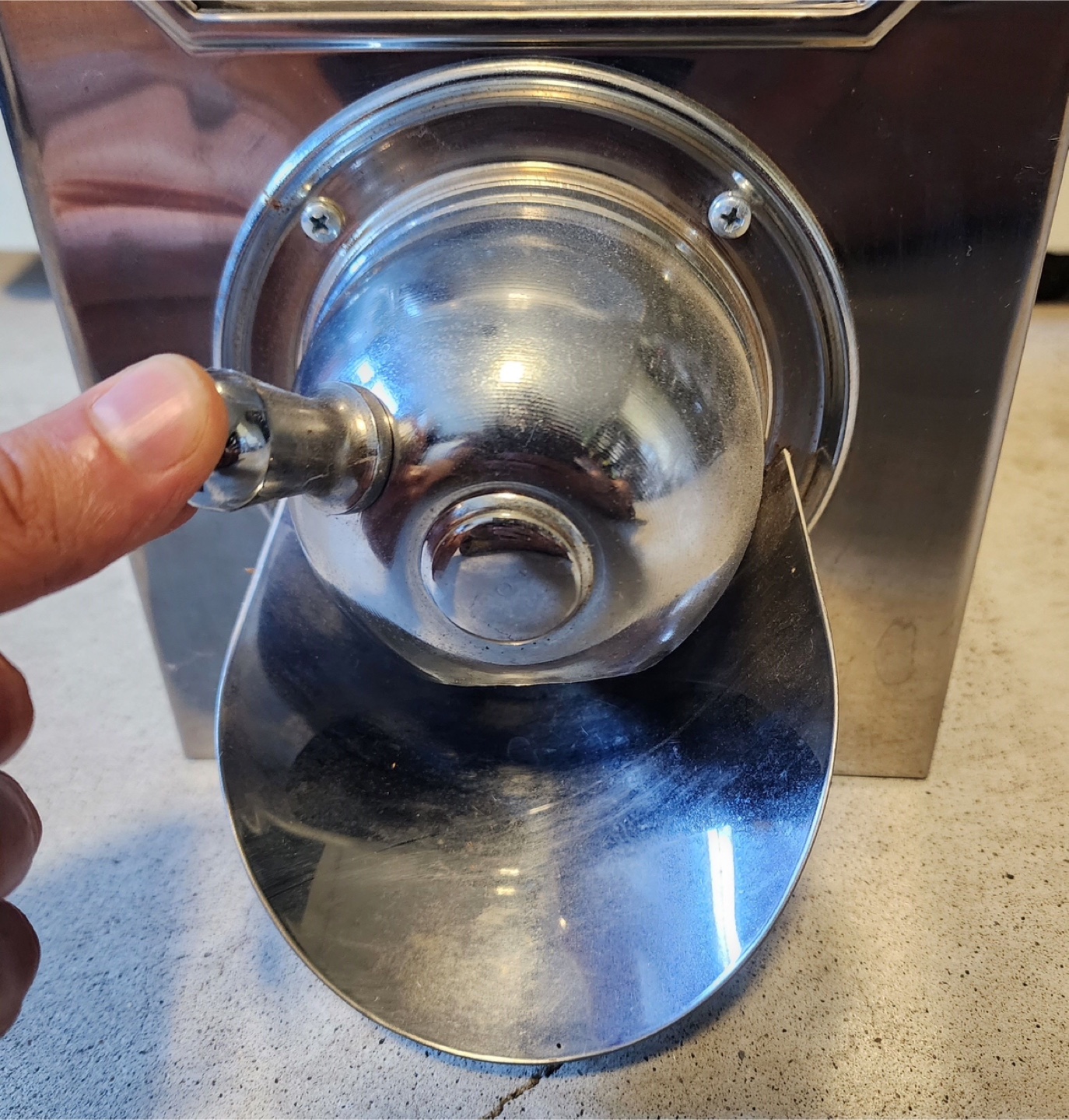 Vintage Stainless Steel Dry Food Dispenser - photo 4