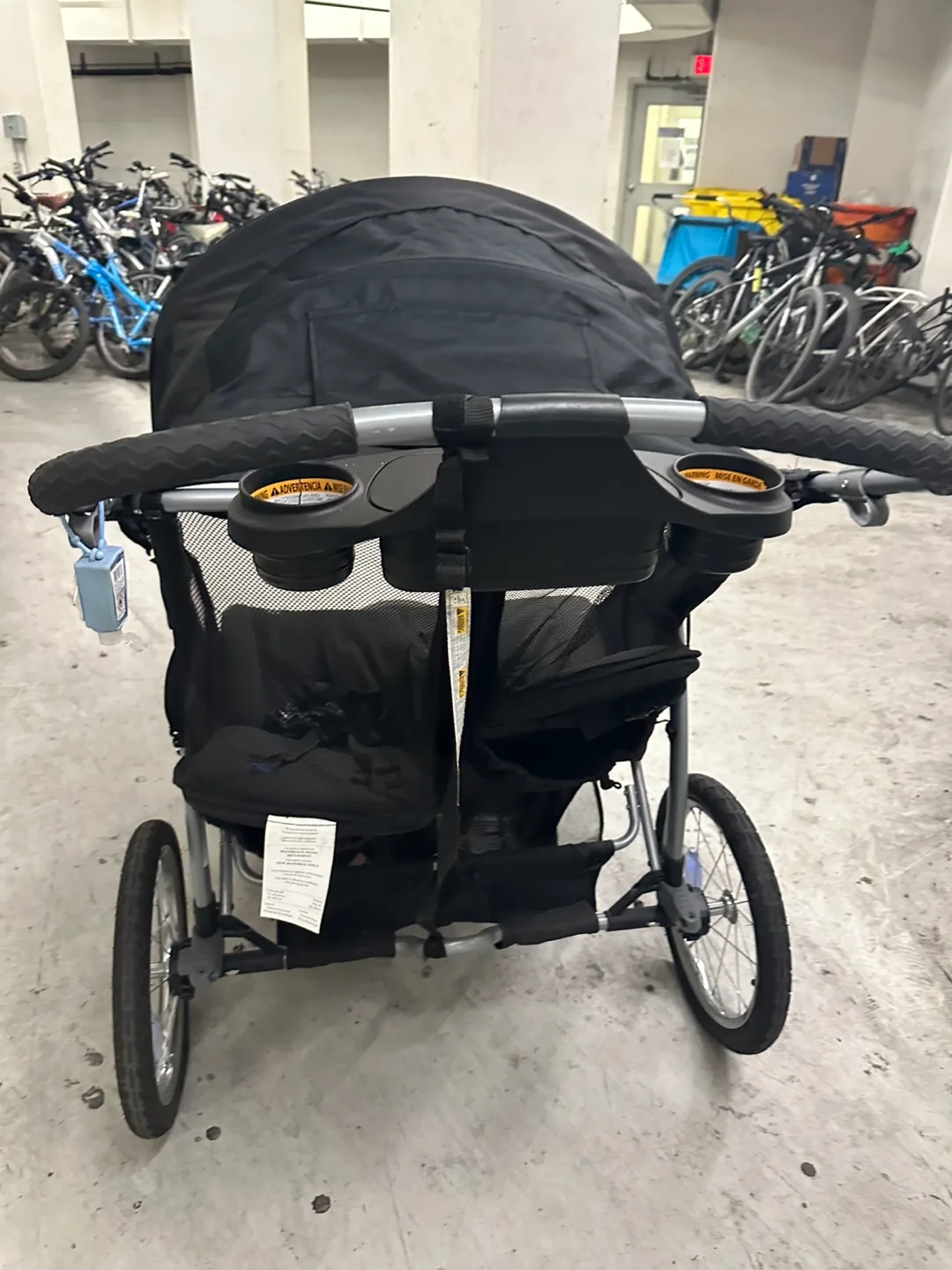 Baby Trend Double Jogger Stroller - Black image indicator(2)