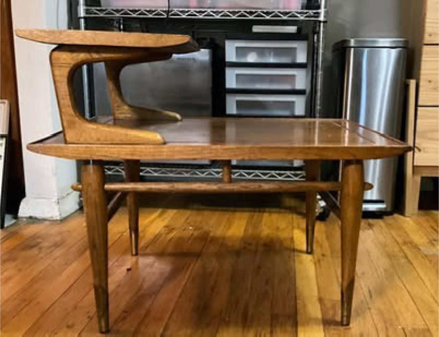 Lane Altavista Mid Century Two Tier Walnut End Table - photo 2