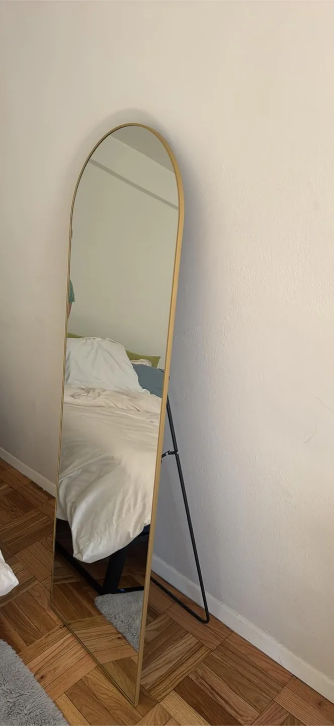 Arched Gold Full Length Mirror thumbnail