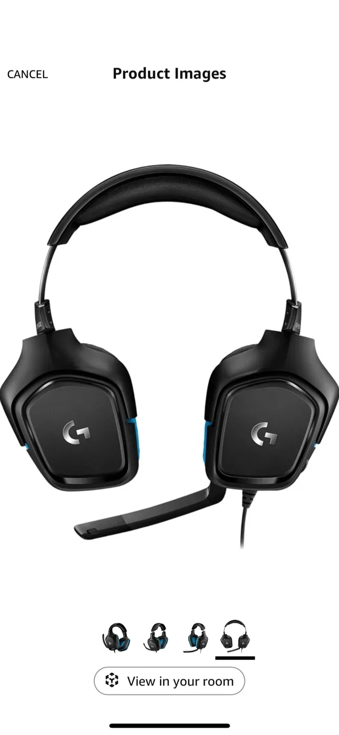 Logitech G432 Wired Gaming Headset image indicator(3)