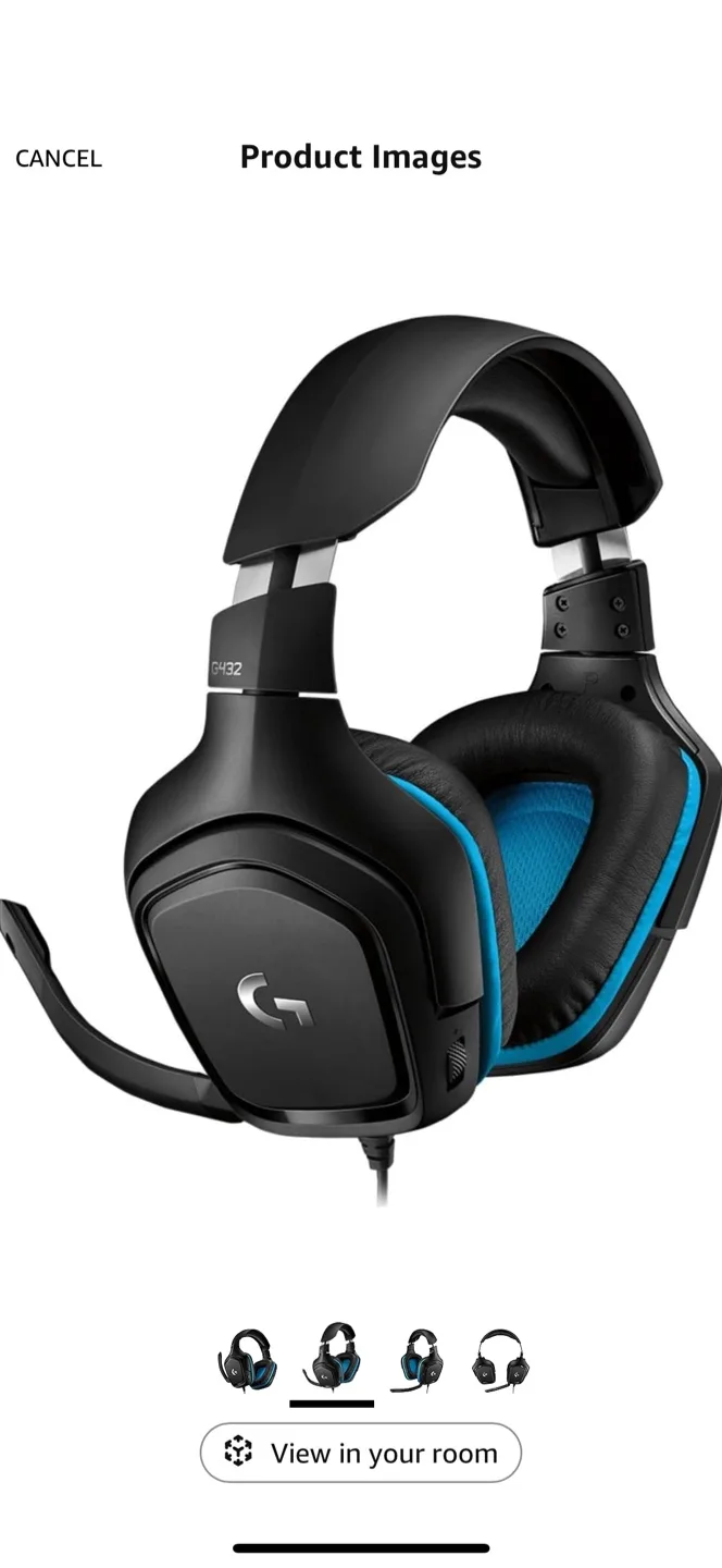 Logitech G432 Wired Gaming Headset image indicator(2)