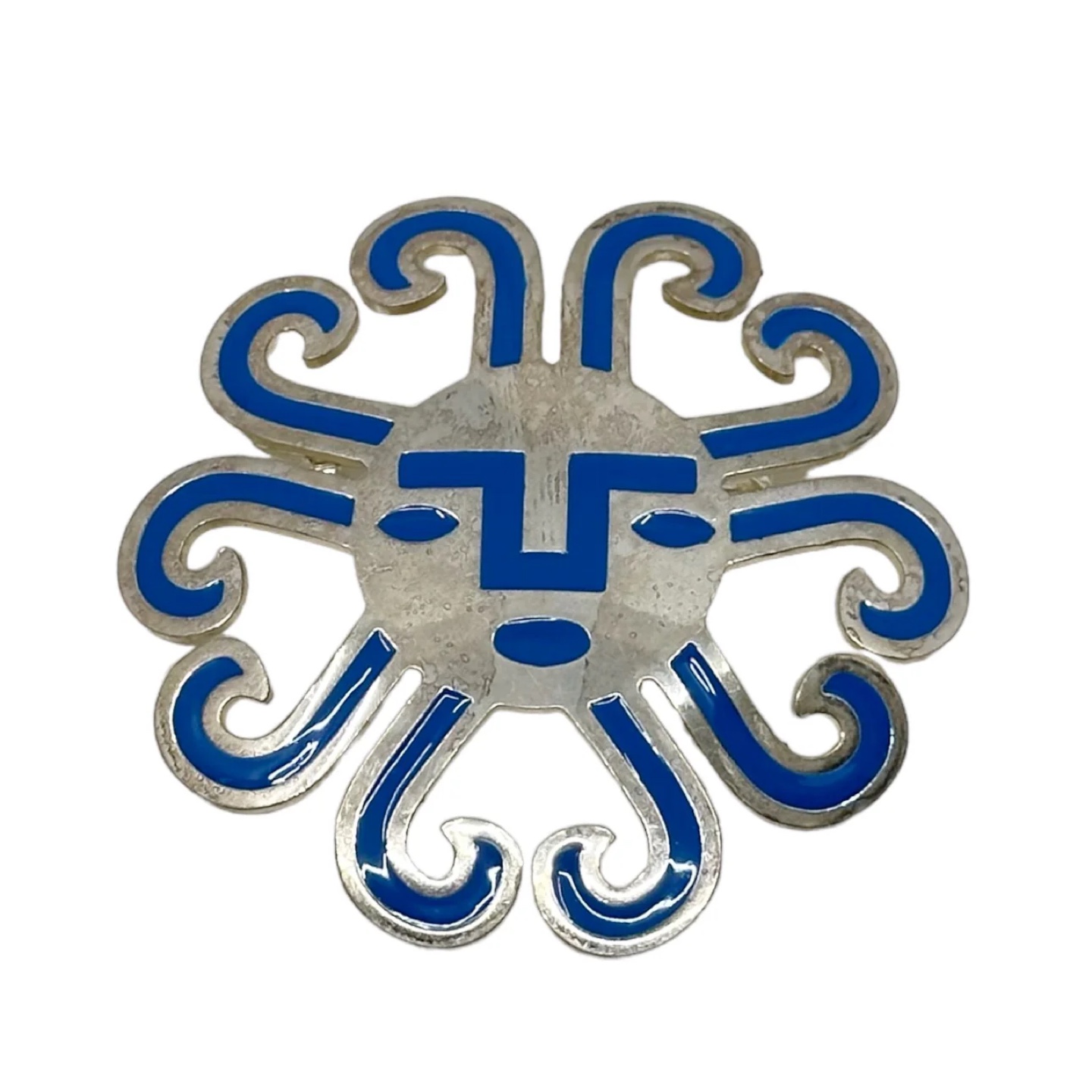 Etro Silver tone enamel sun brooch - GM16 - photo 2