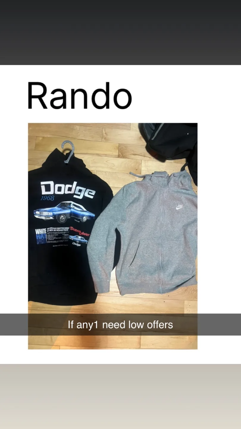 Dodge 1968 Hoodie & Nike Grey Zip-Up thumbnail