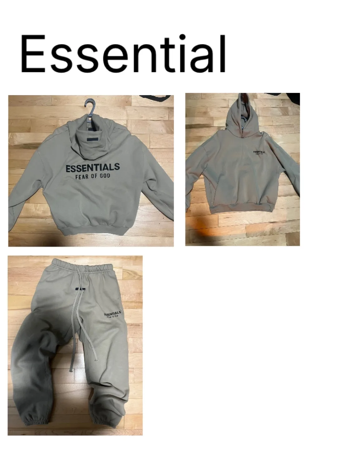 Essentials Fear of God Hoodie & Pants Set thumbnail