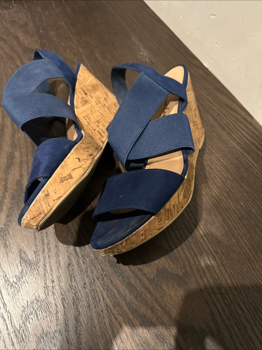 American Eagle Navy Blue Wedge Sandals🇨🇦 image indicator(2)