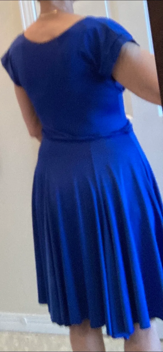 ✨Elegant royal Blue Dress image indicator(4)