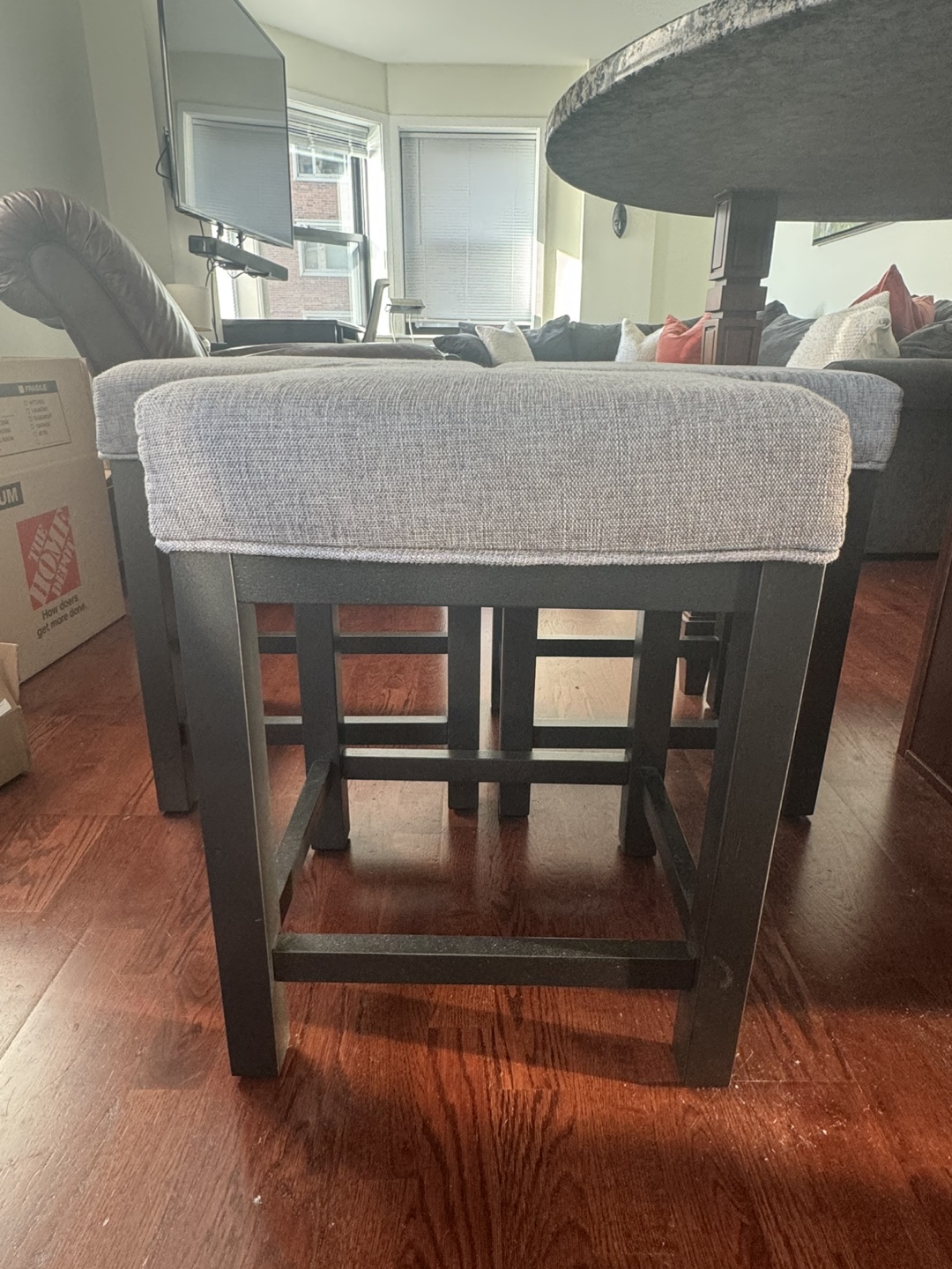 Set of 3 Bar Stools - photo 2