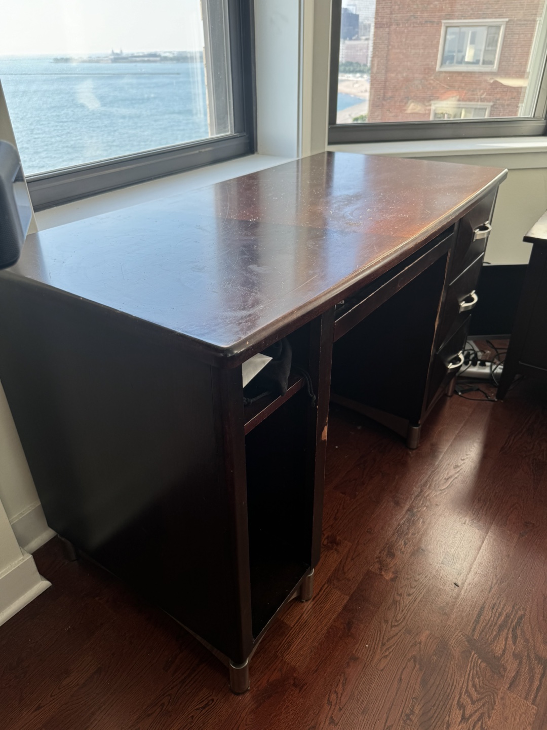 Industrial Wooden Writing Desk