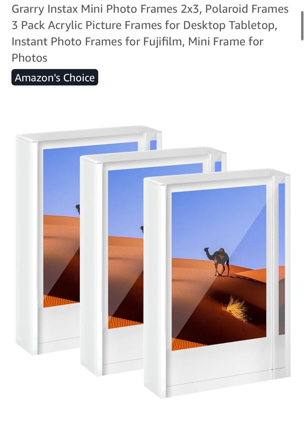 Grarry Instax Mini Photo Frames 2x3 thumbnail