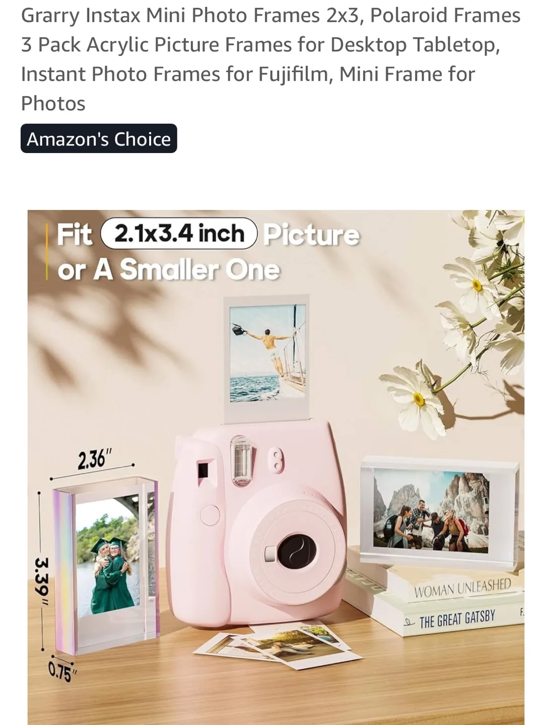 Grarry Instax Mini Photo Frames 2x3 image indicator(2)