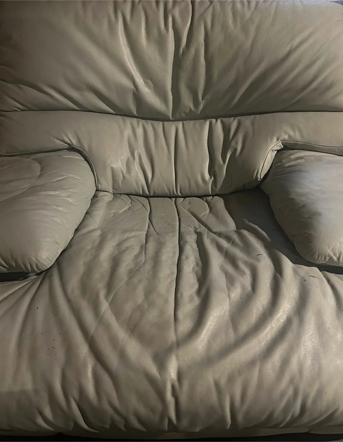 Leather Sofa - Light Grey image indicator(4)