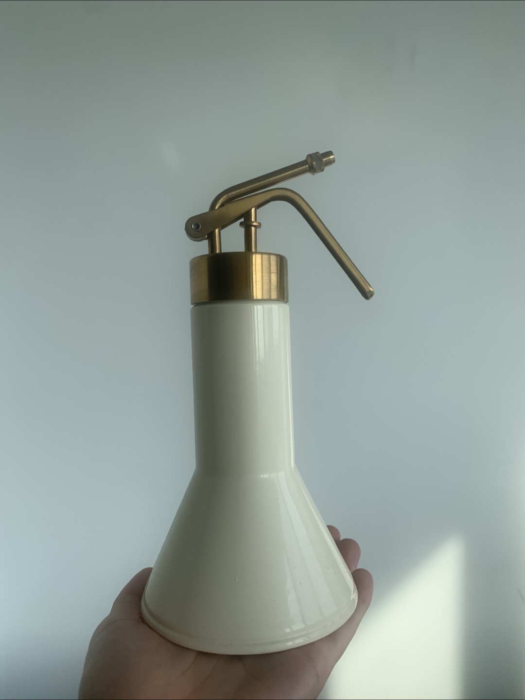 Vintage Style Plant Mister - Cream & Gold
