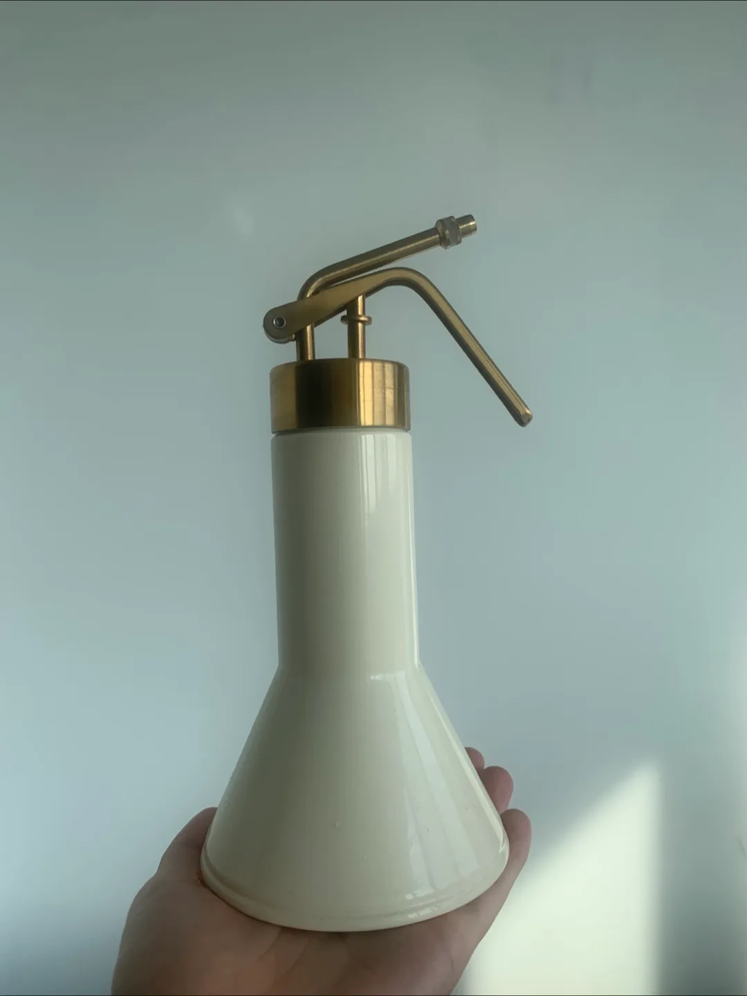 Vintage Style Plant Mister - Cream & Gold