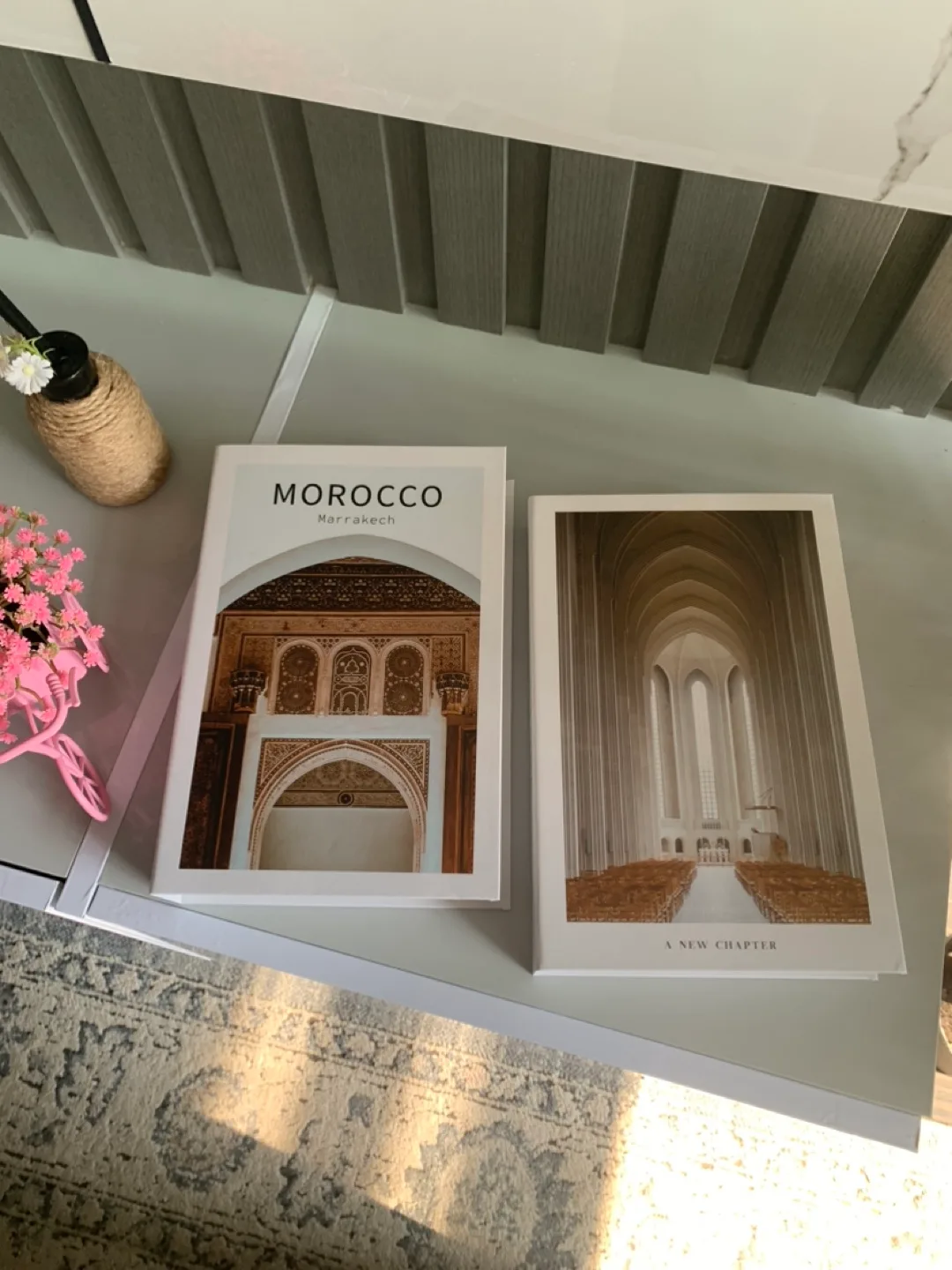 Decoration Books and artificial flower bicycle pot image indicator(5)