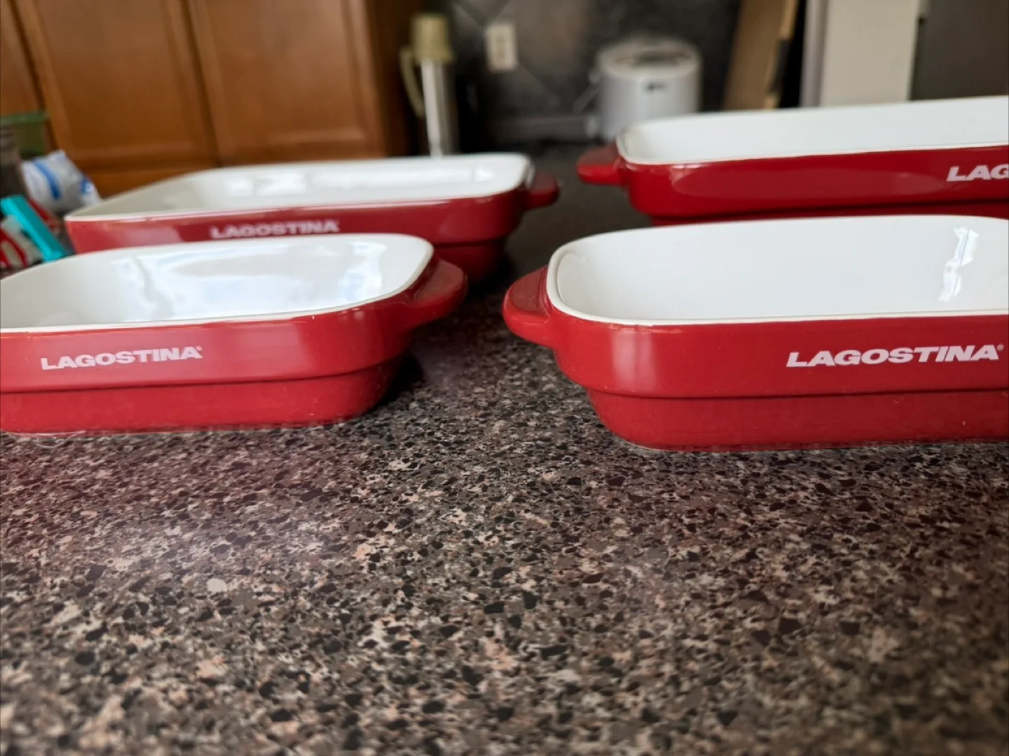 Lagostina Red & White Baking Dishes (4) thumbnail