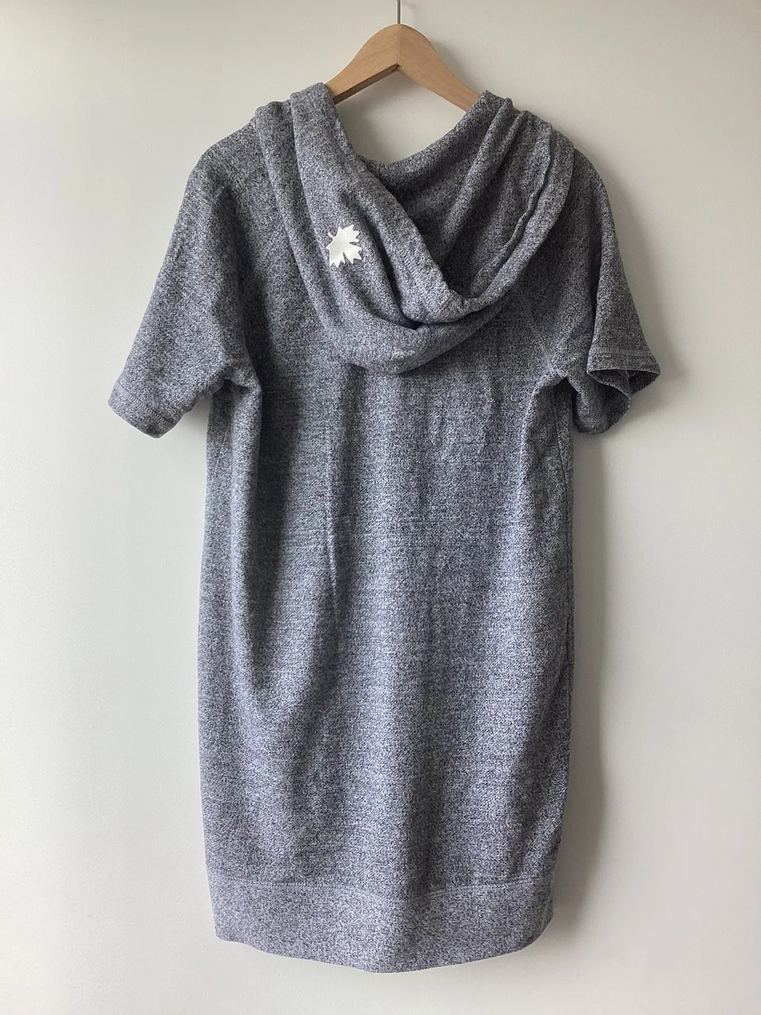 Roots Grey Short Sleeve Hoodie Dress image indicator(3)