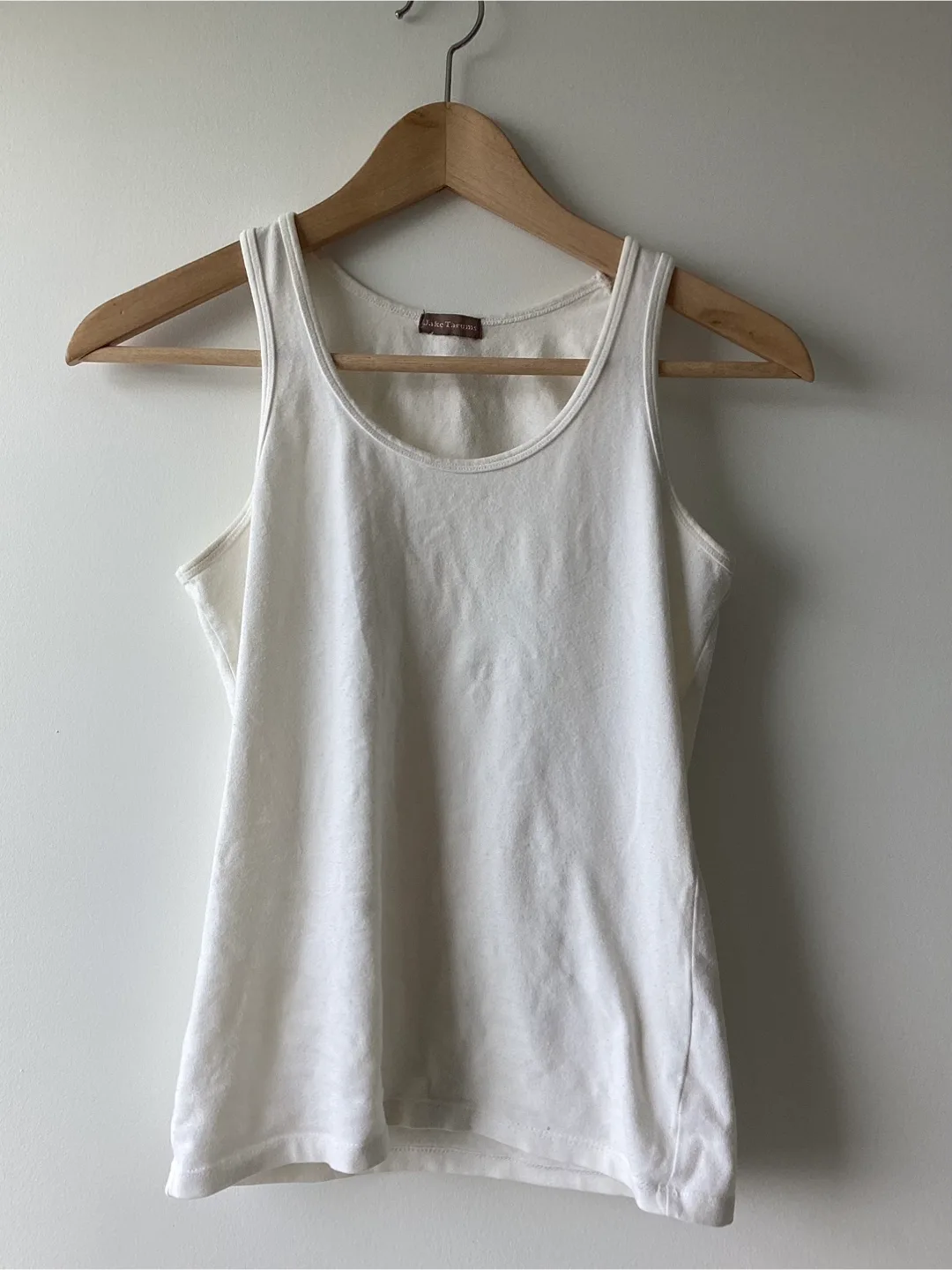 Jake Tarums White Tank Top thumbnail