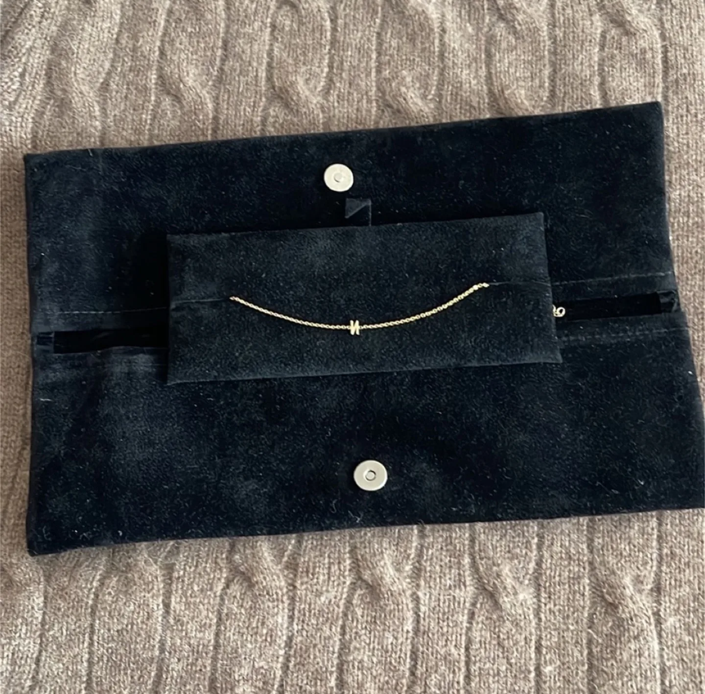 NEW Stephanie Gottlieb Mini Initial N BRACELET image indicator(3)