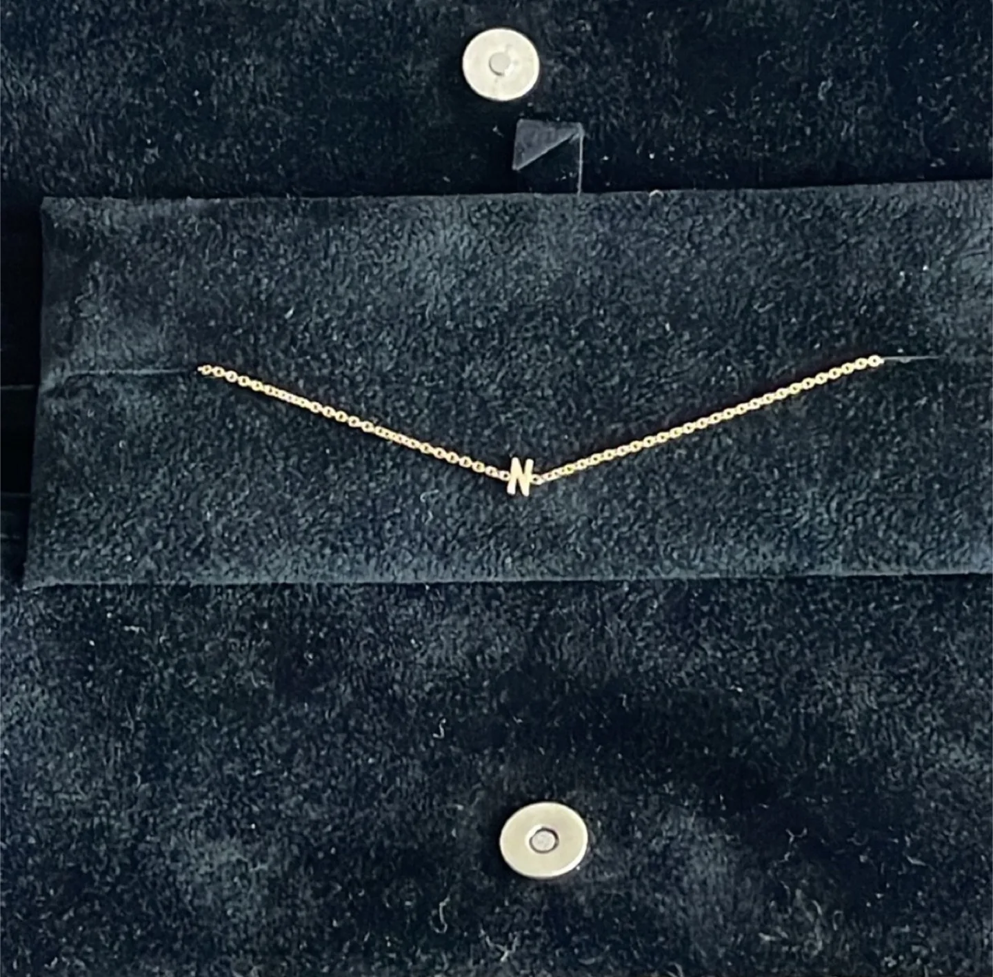 NEW Stephanie Gottlieb Mini Initial N BRACELET image indicator(9)