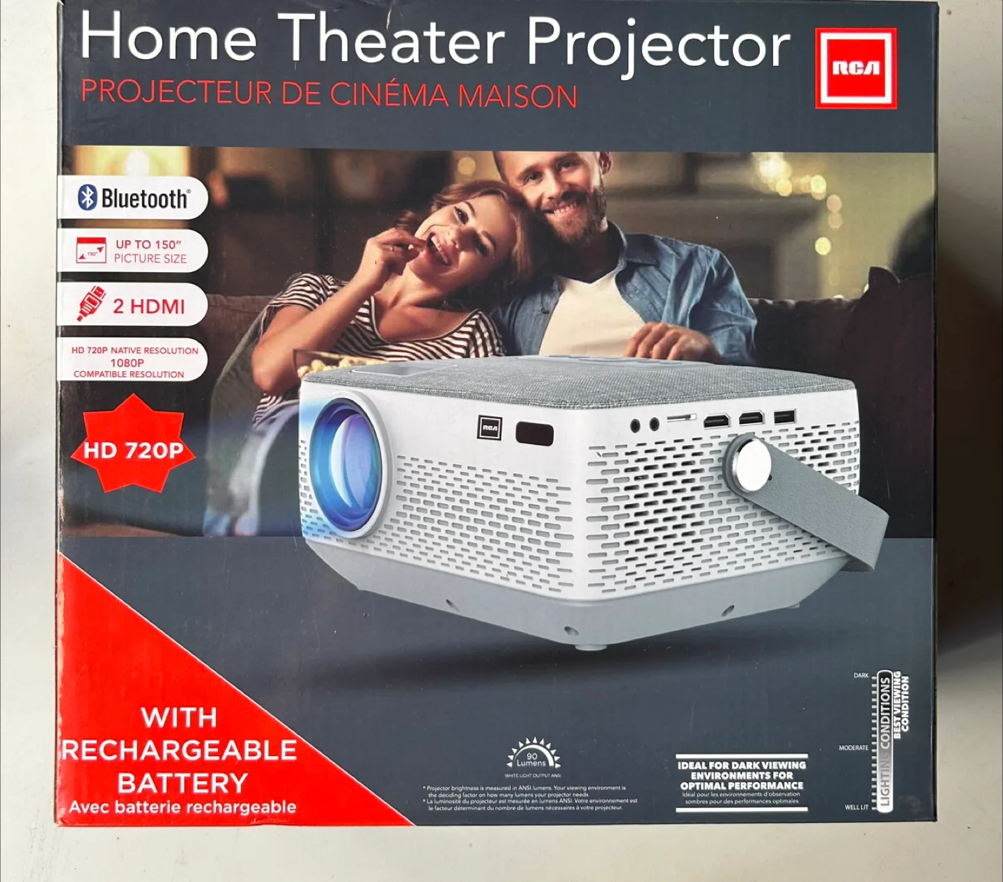 RCA Home Theater Projector RPJ402 - New thumbnail
