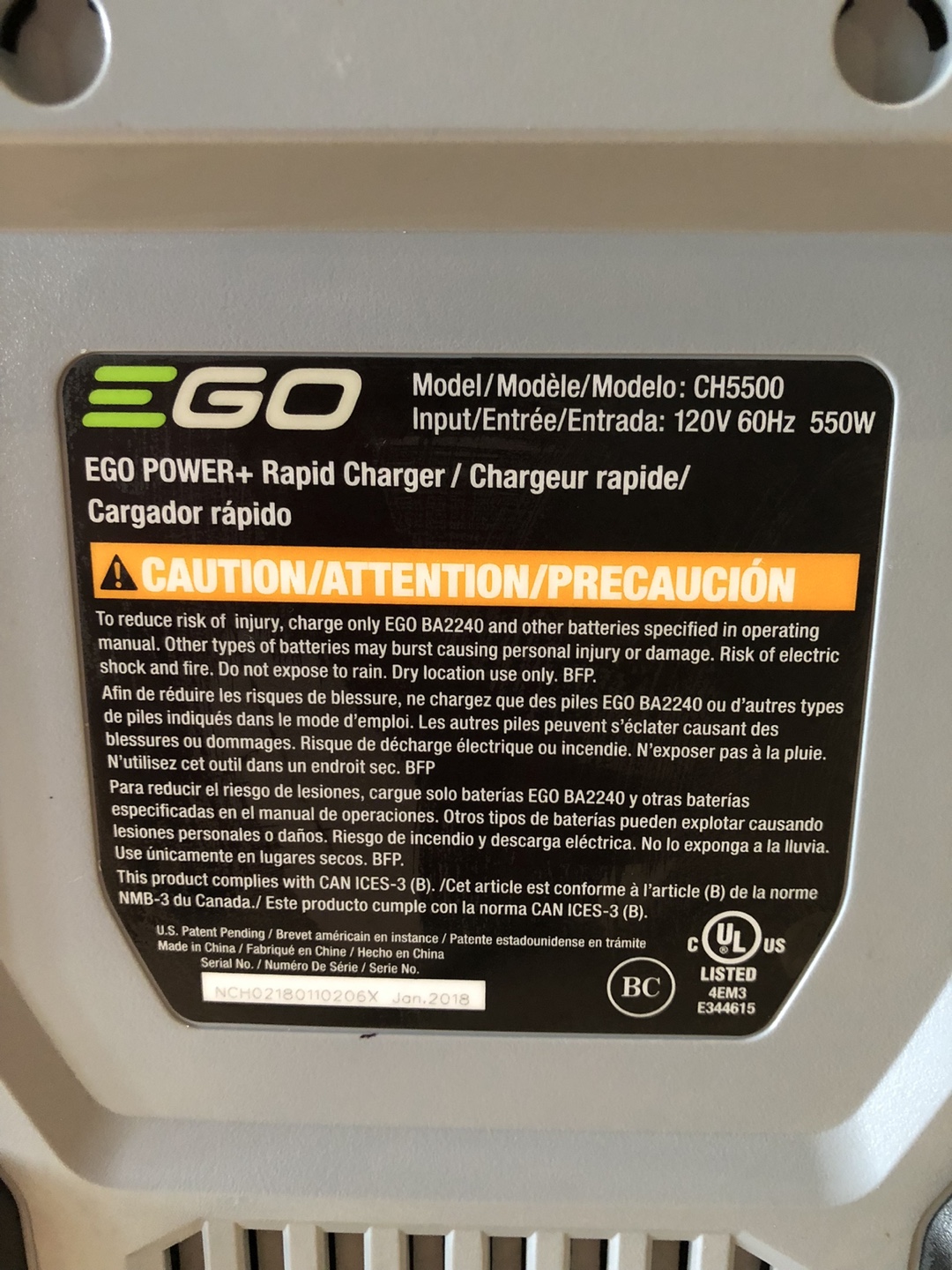 EGO 56V 7.5Ah Battery & Charger - photo 4