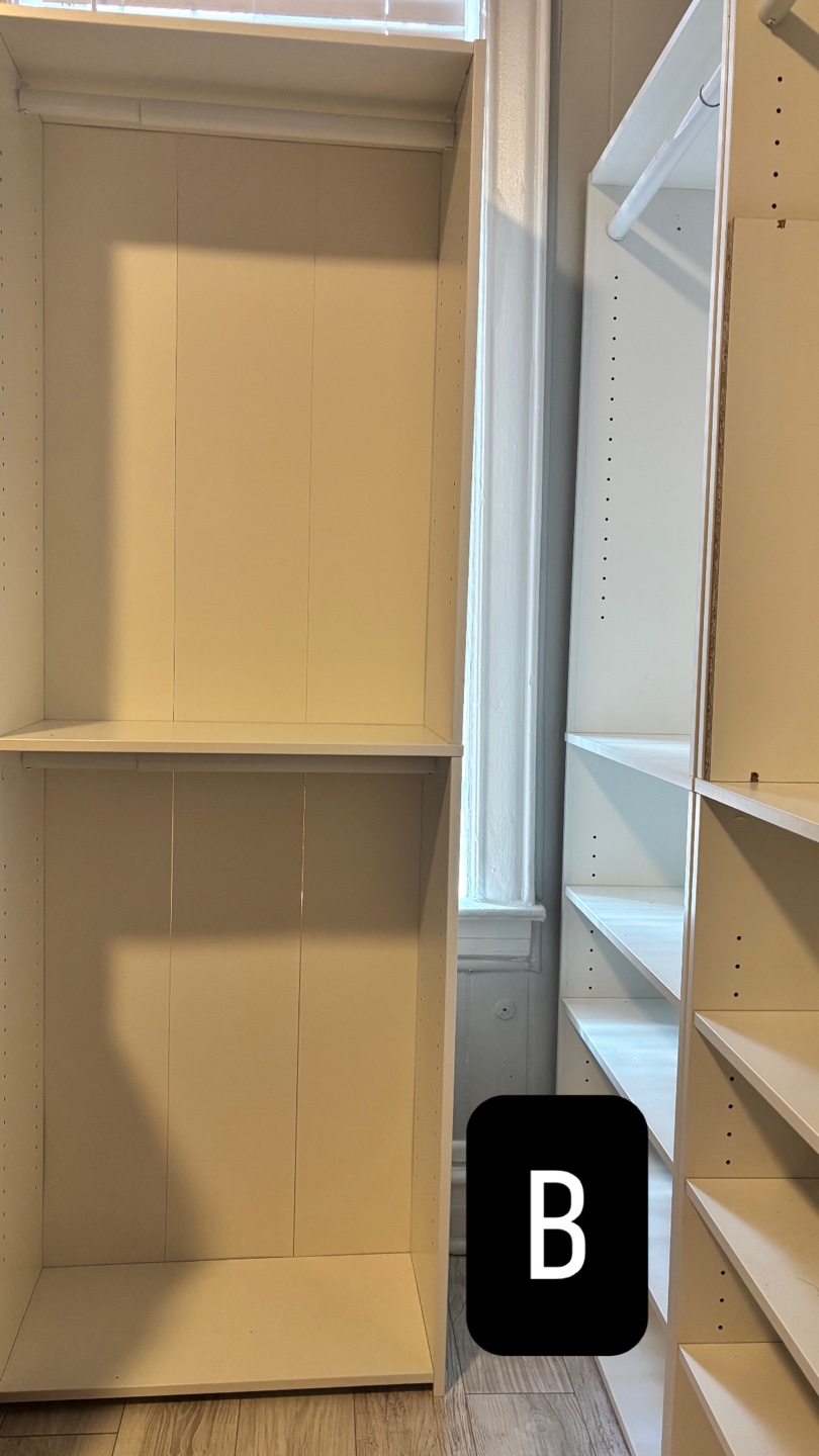 White Closet Organizer System - photo 2