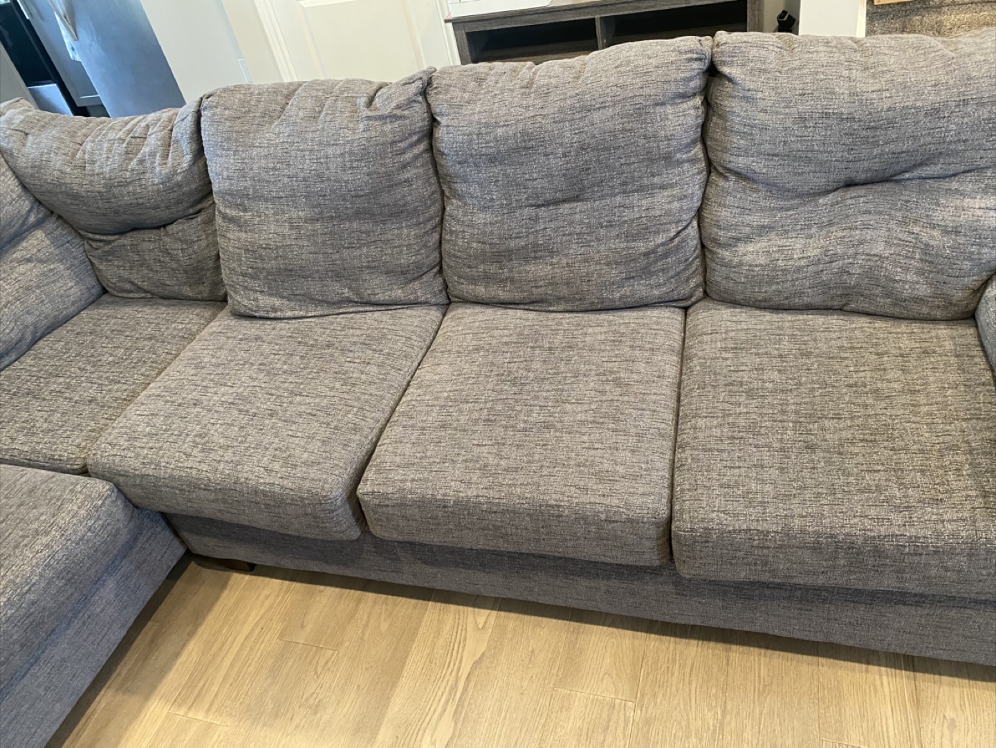 Grey Sectional Couch - photo 3