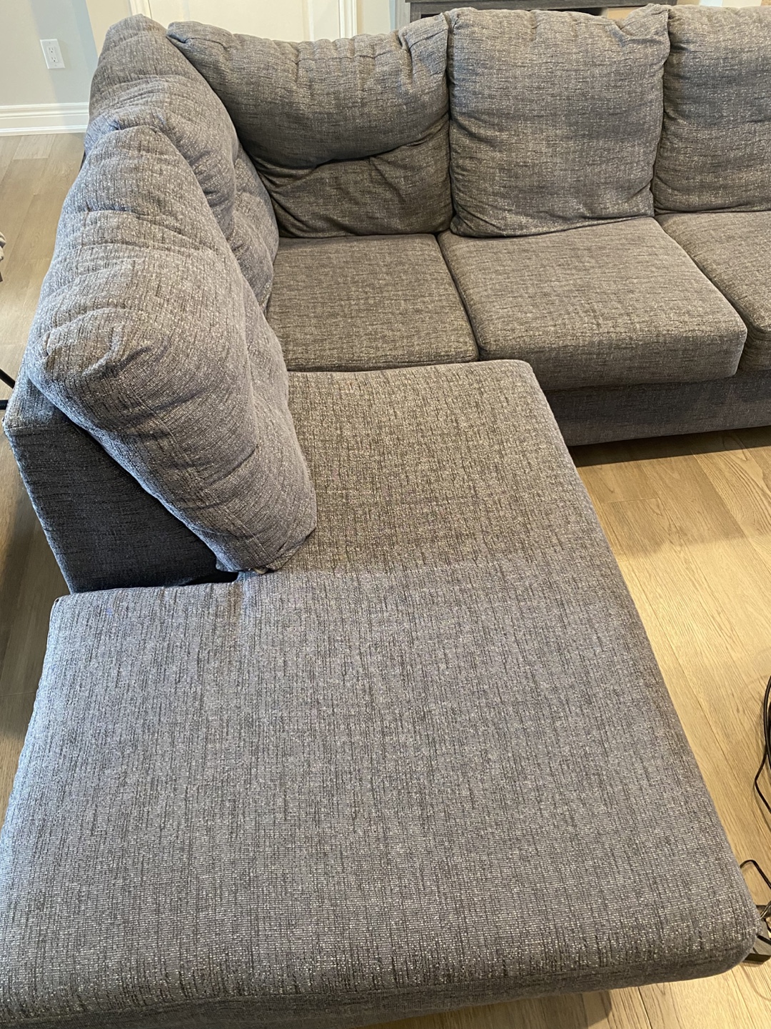 Grey Sectional Couch - photo 4