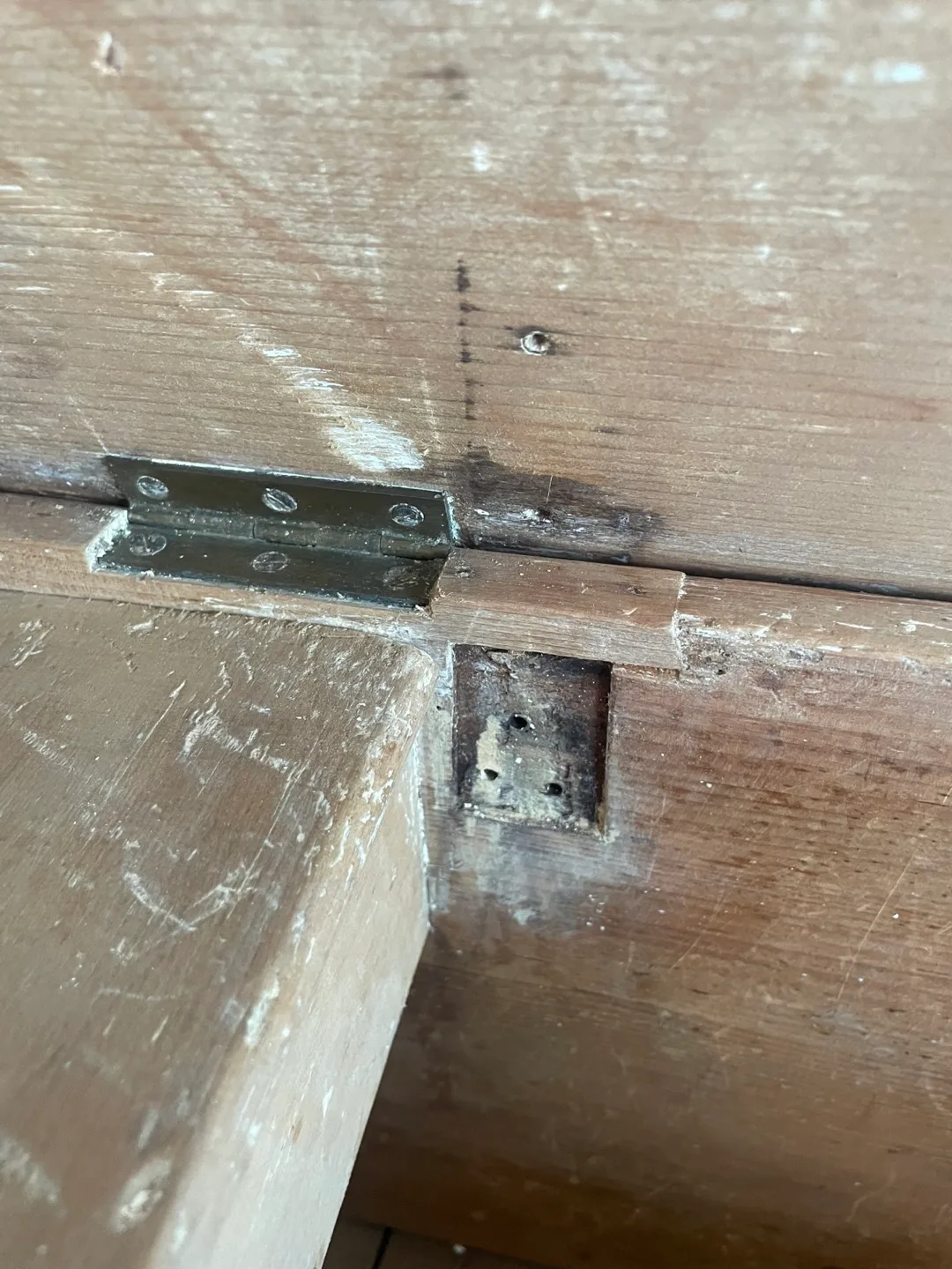 Antique early 1900’s Pine Blanket Box image indicator(5)