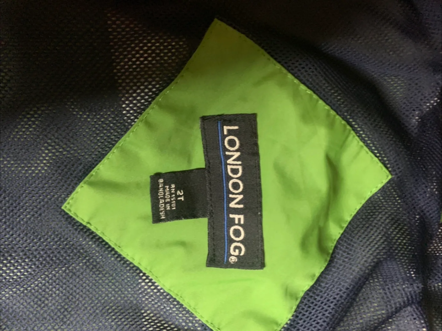 London Fog Green Rain Jacket Size 2T image indicator(3)