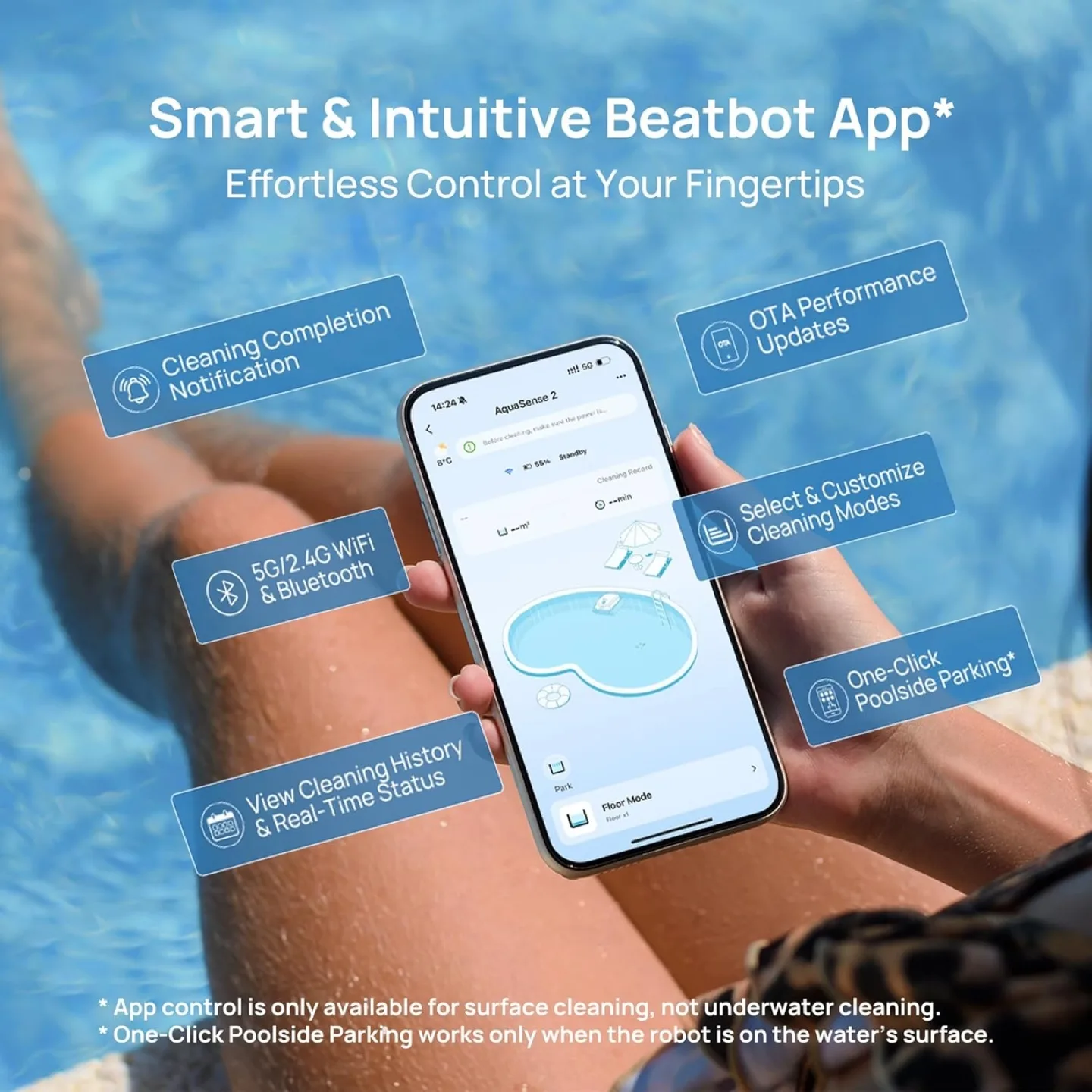 Beatbot AquaSense 2 Cordless Robot pool vacuum - Brand New image indicator(9)