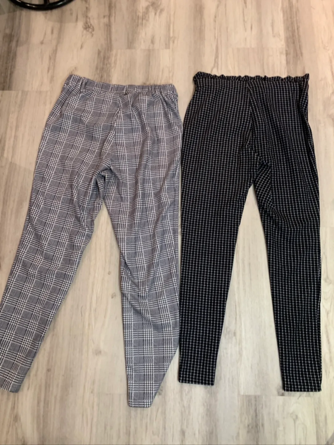Shein Curve 1XL Pants - Plaid & Black image indicator(4)