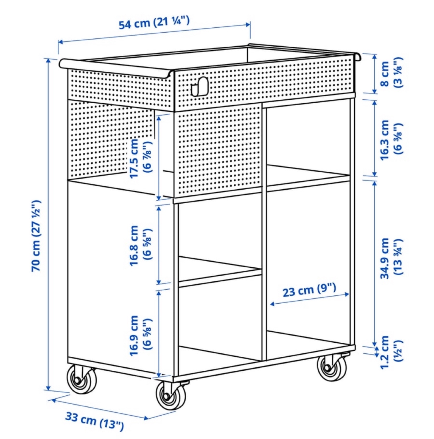 IKEA RÅSHULT Utility Cart - photo 2