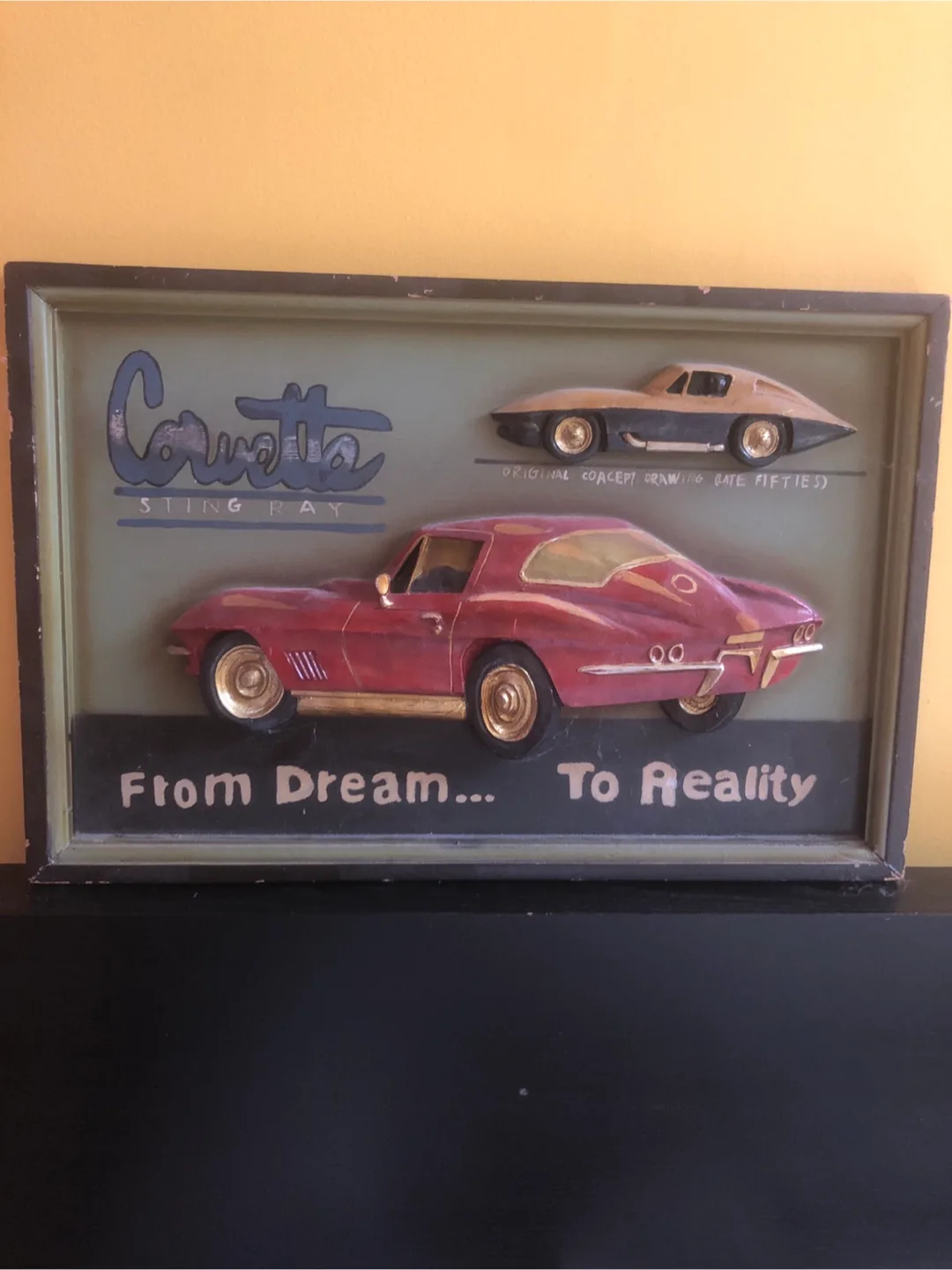 Corvette Stingray Framed Wall Art thumbnail