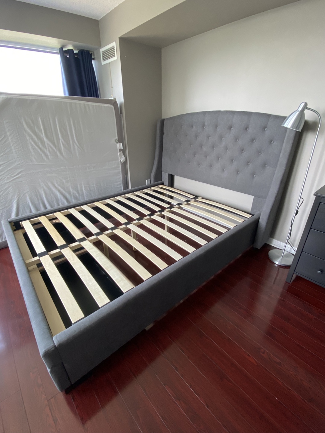 Bloom Mattress & Grey Bed Frame with Storage - photo 5