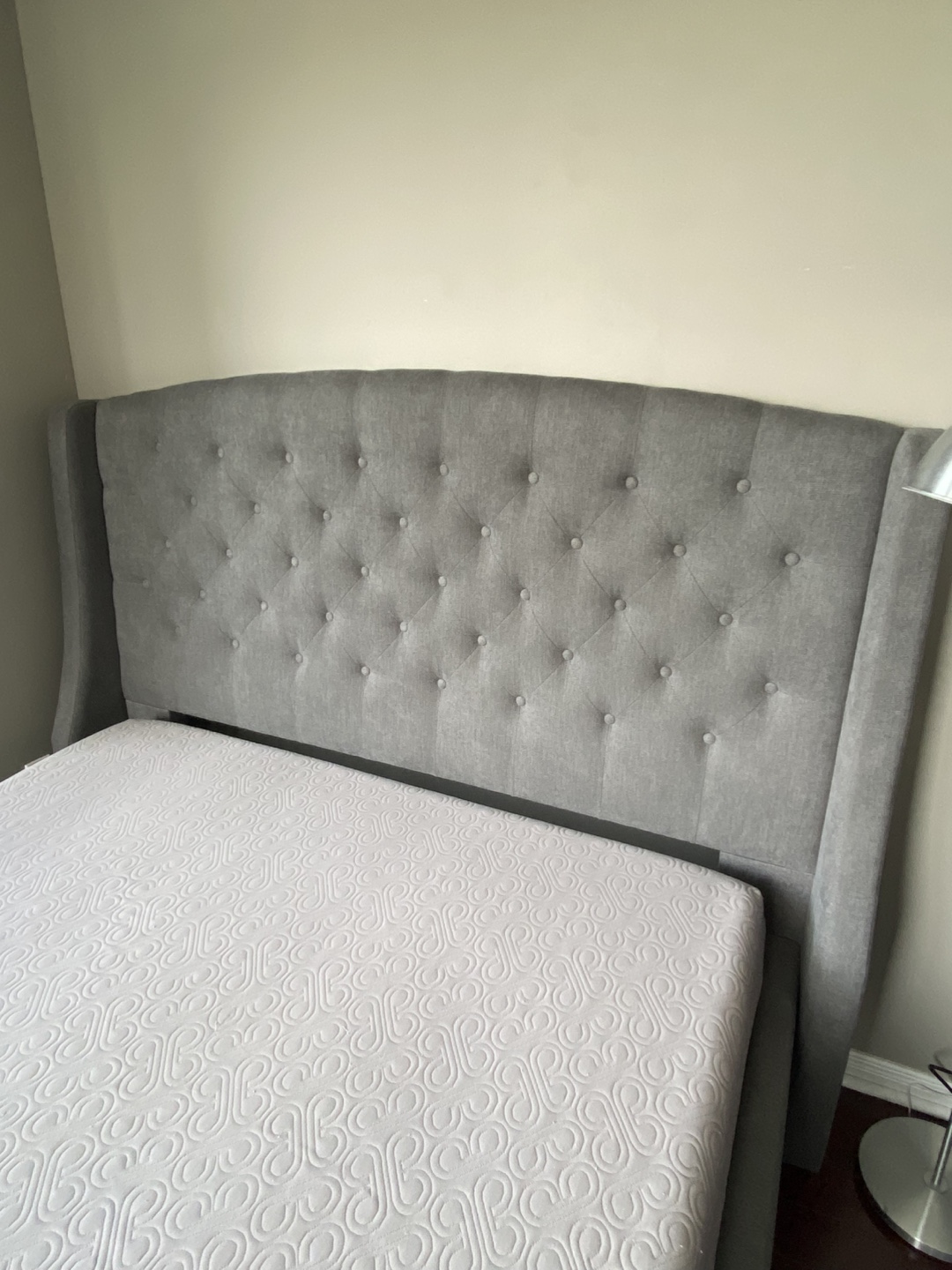 Bloom Mattress & Grey Bed Frame with Storage - photo 3