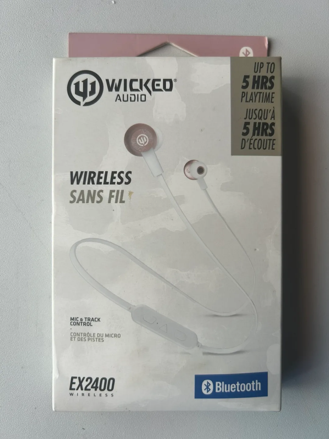 Wicked Audio EX2400 Wireless Bluetooth Earbuds - Rose Gold thumbnail