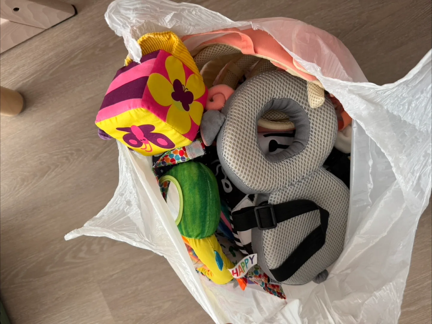 Bag full of toys for baby thumbnail