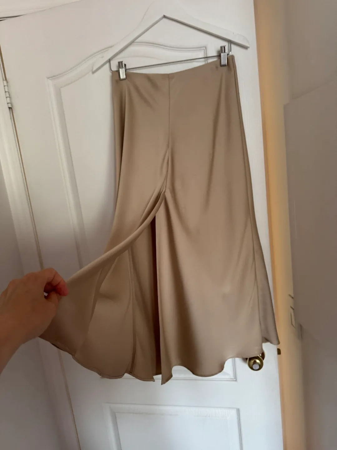 Beige Midi Skirt - Size S image indicator(4)