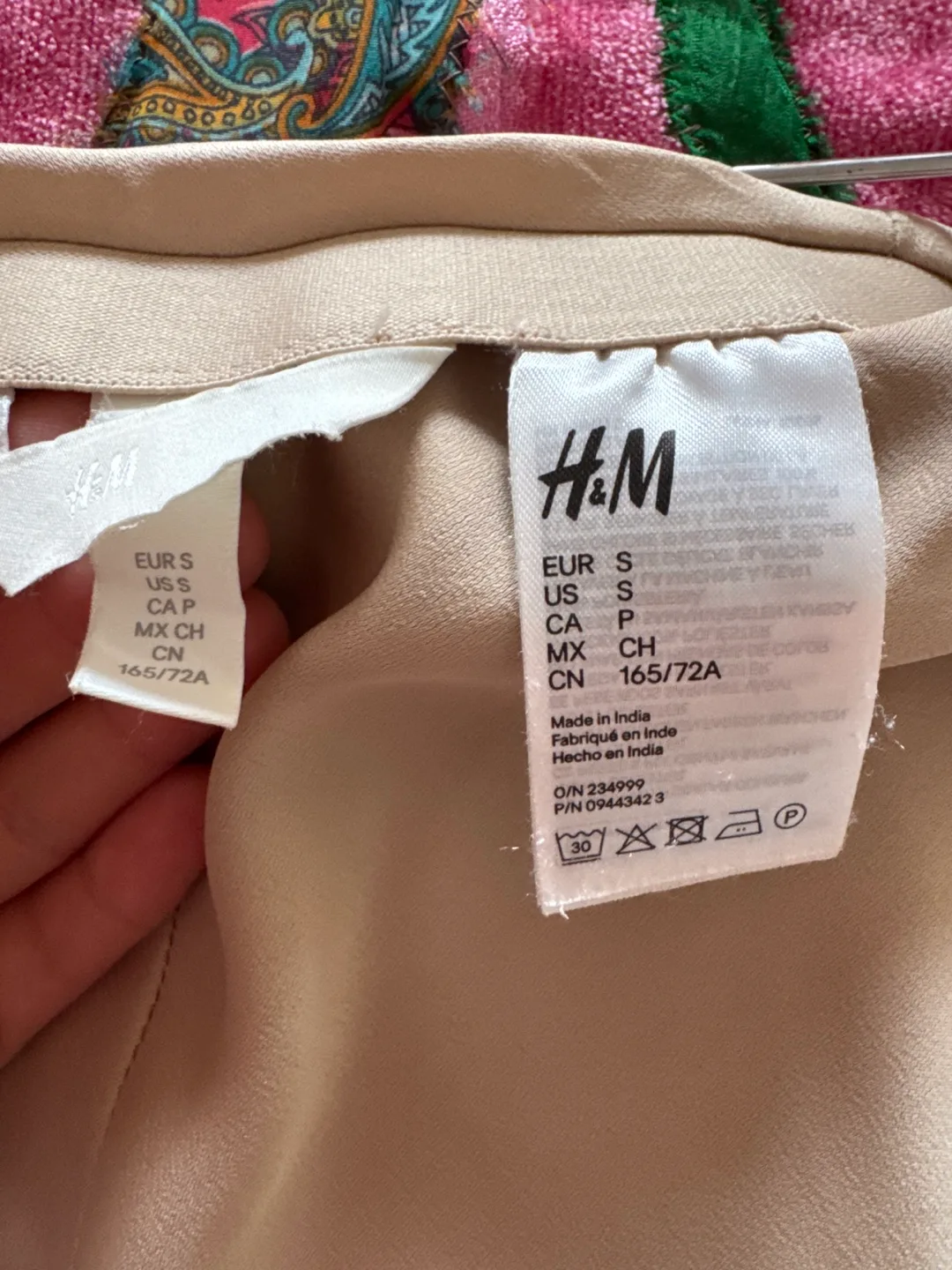 Beige Midi Skirt - Size S image indicator(6)