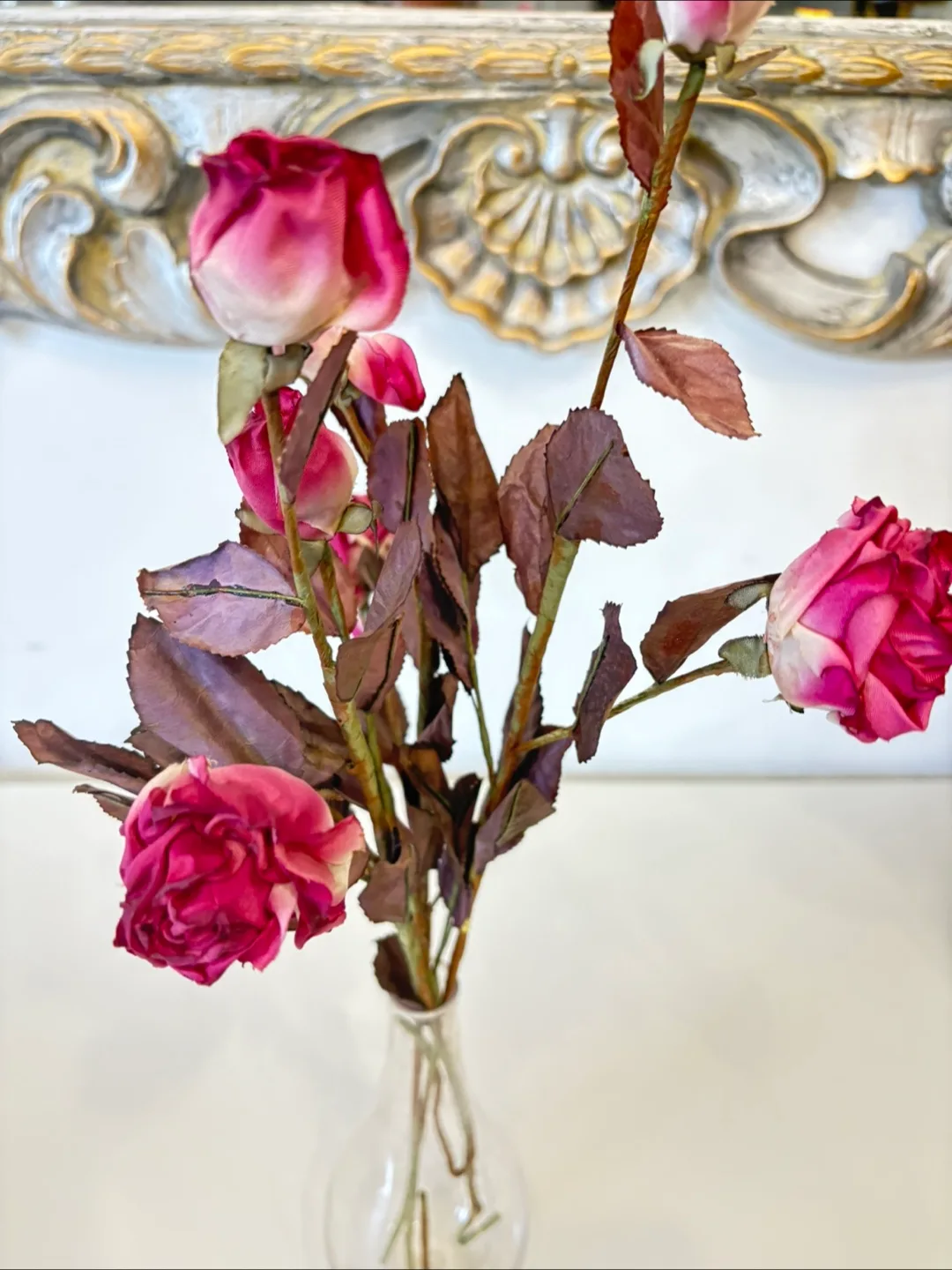 Artificial Rose Arrangement in Vase image indicator(2)