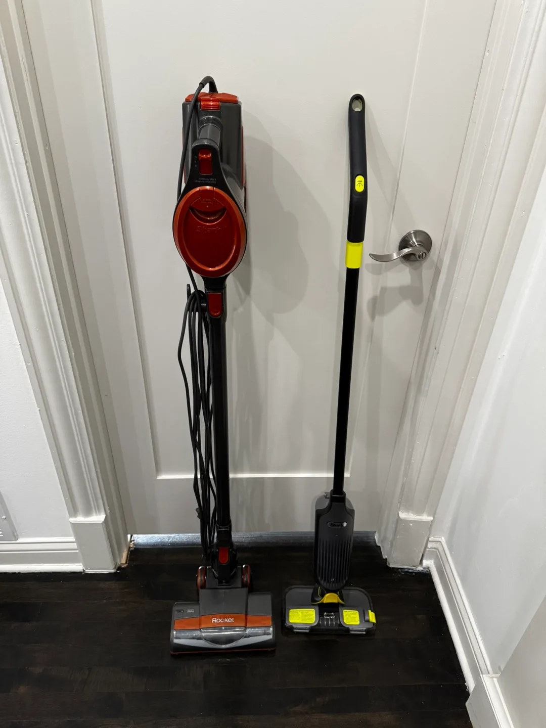 Shark Rocket Bagless Corded Stick Vacuum and Shark Vacmop thumbnail