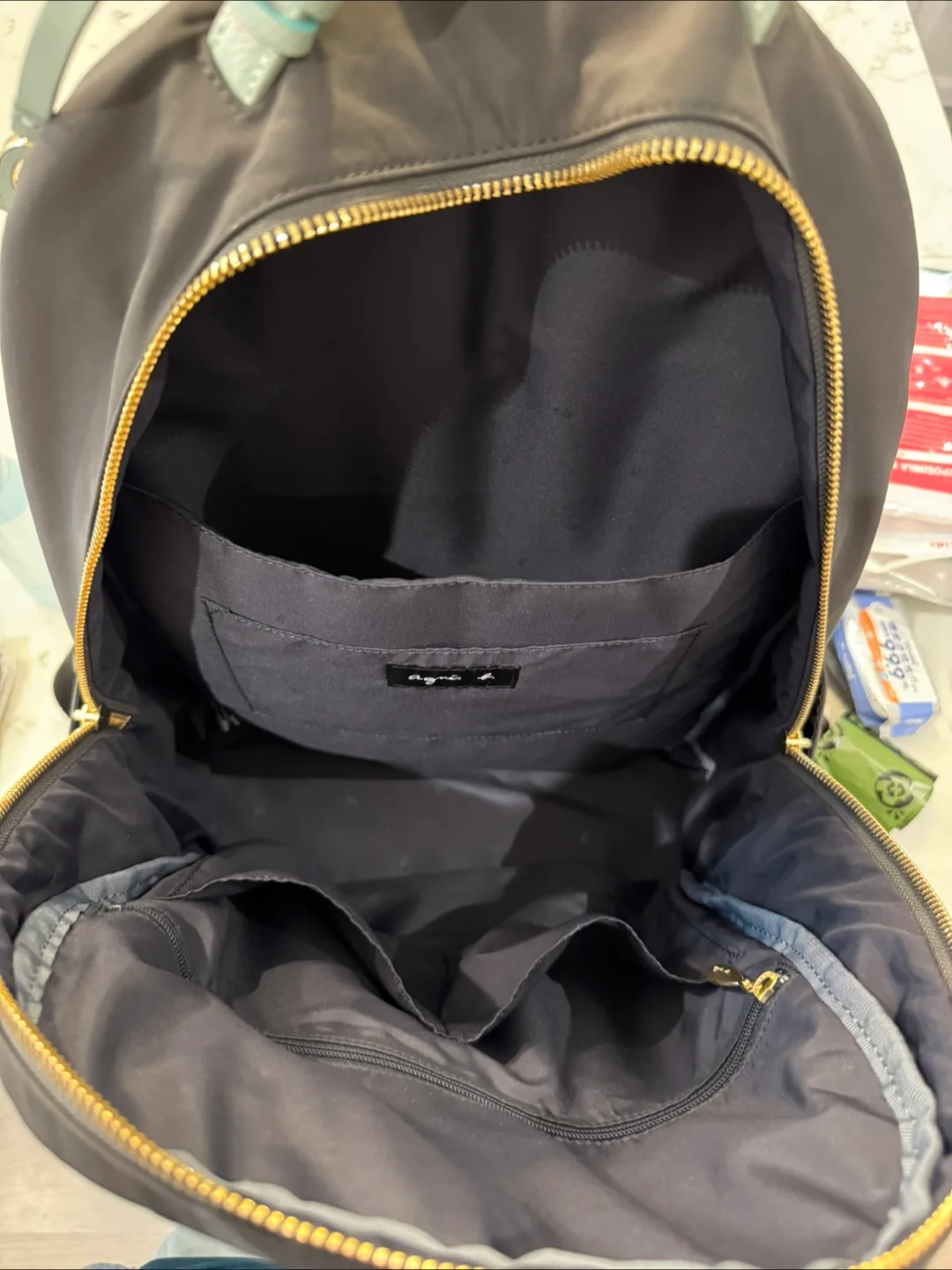 Agnès b. Voyage Backpack - Grey image indicator(3)