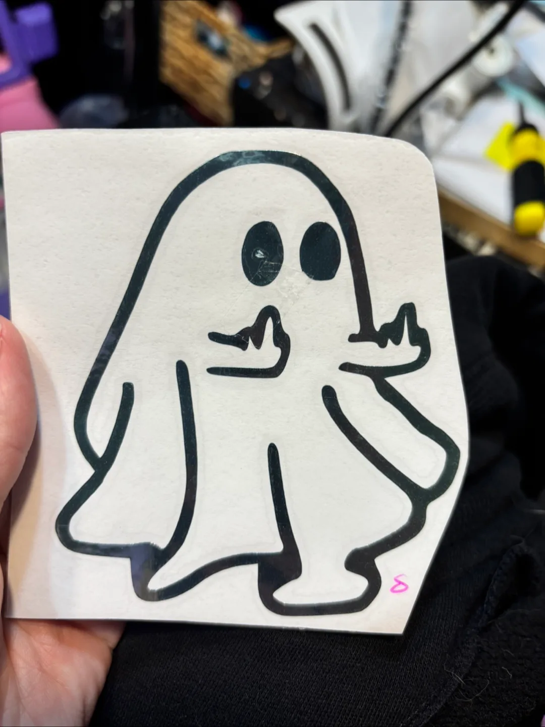Ghost Decal Sticker thumbnail