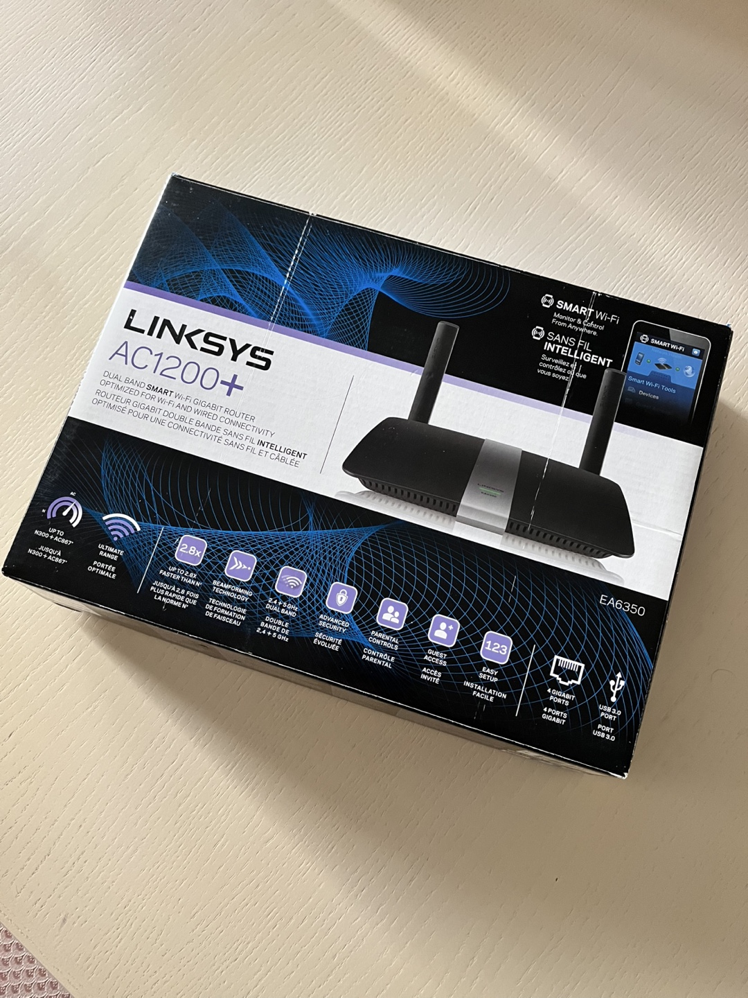 Linksys AC1200+ Dual Band Smart Wi-Fi Router