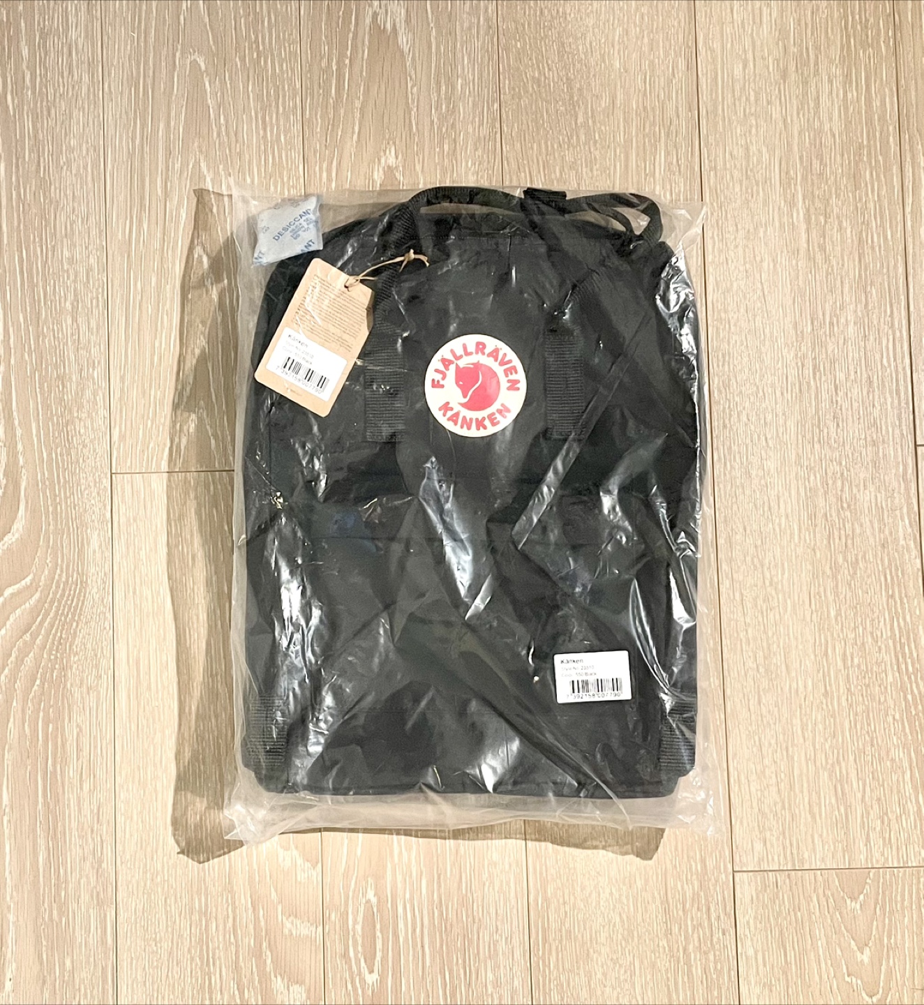 Fjallraven Kanken Backpack, Black (New + Receipt)