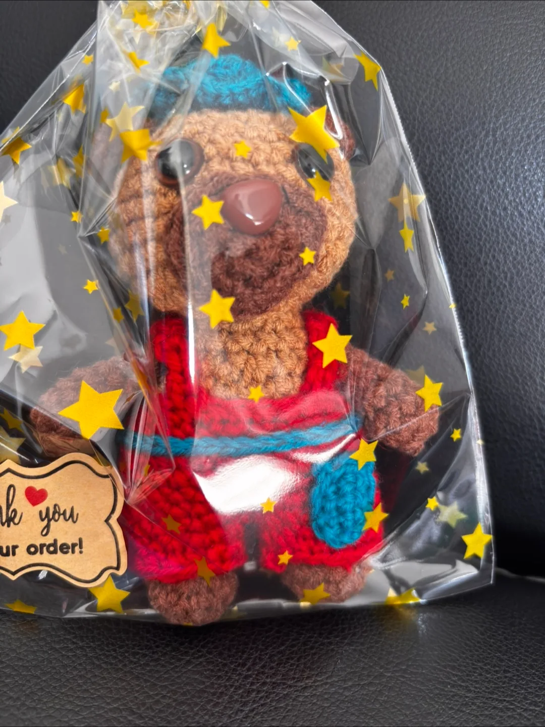 Handmade Crocheted Bear Toy thumbnail